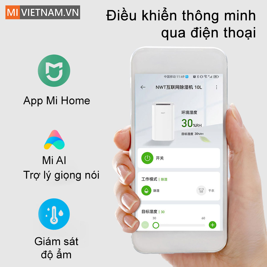 Kết nối ứng dụng điều khiển dễ d&agrave;ng