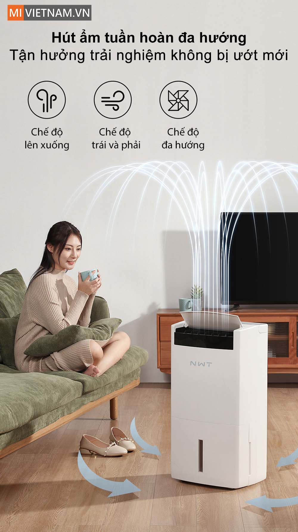 H&uacute;t ẩm tuần ho&agrave;n đa hướng