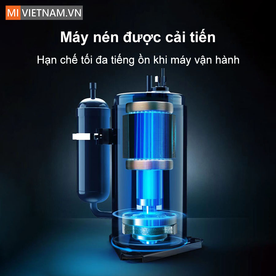 M&aacute;y n&eacute;n được cải tiến cho khả năng hoạt động ổn định v&agrave; &ecirc;m &aacute;i