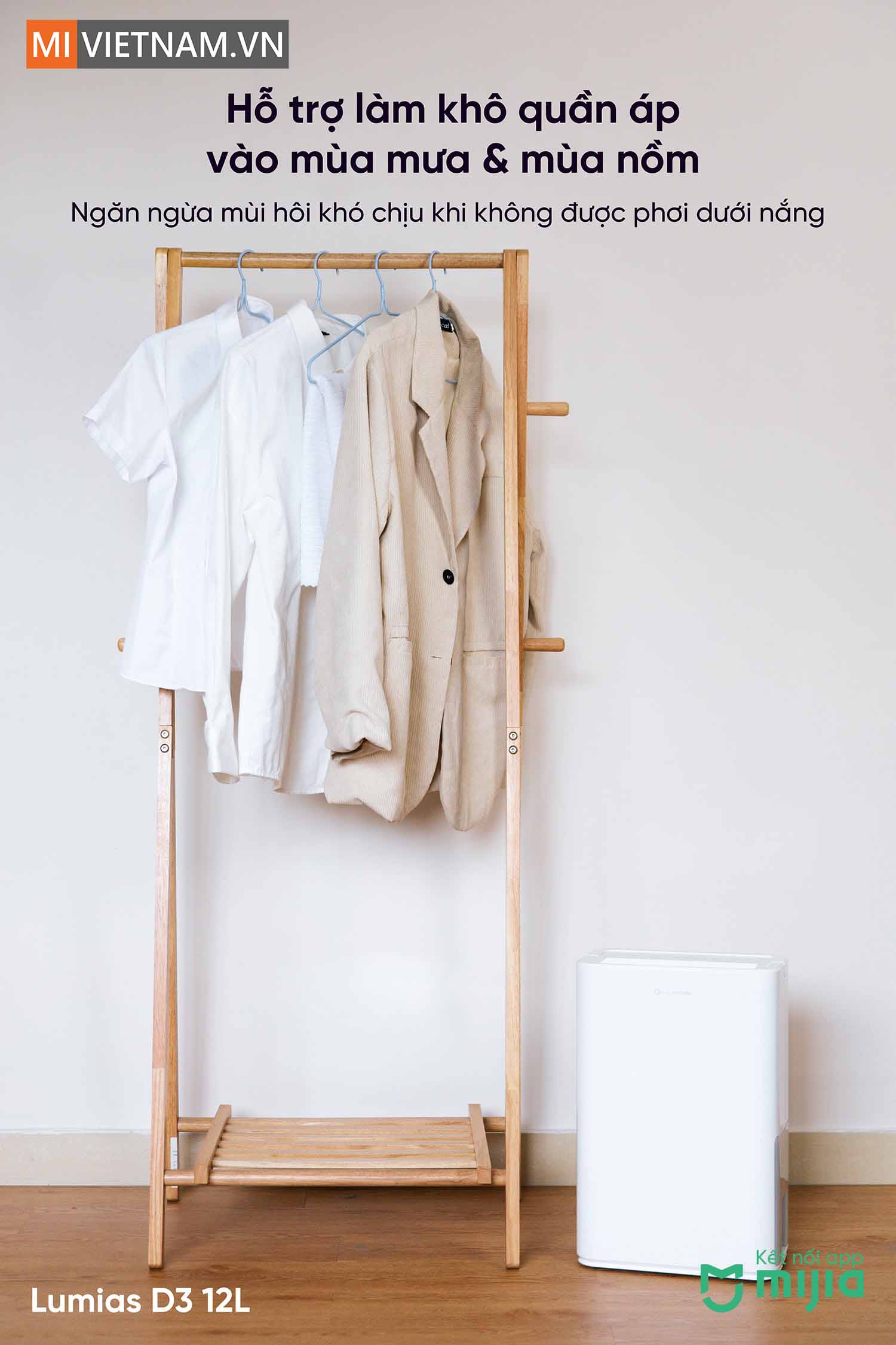 m&aacute;y h&uacute;t ẩm th&ocirc;ng minh Lumias D3 12L&nbsp;