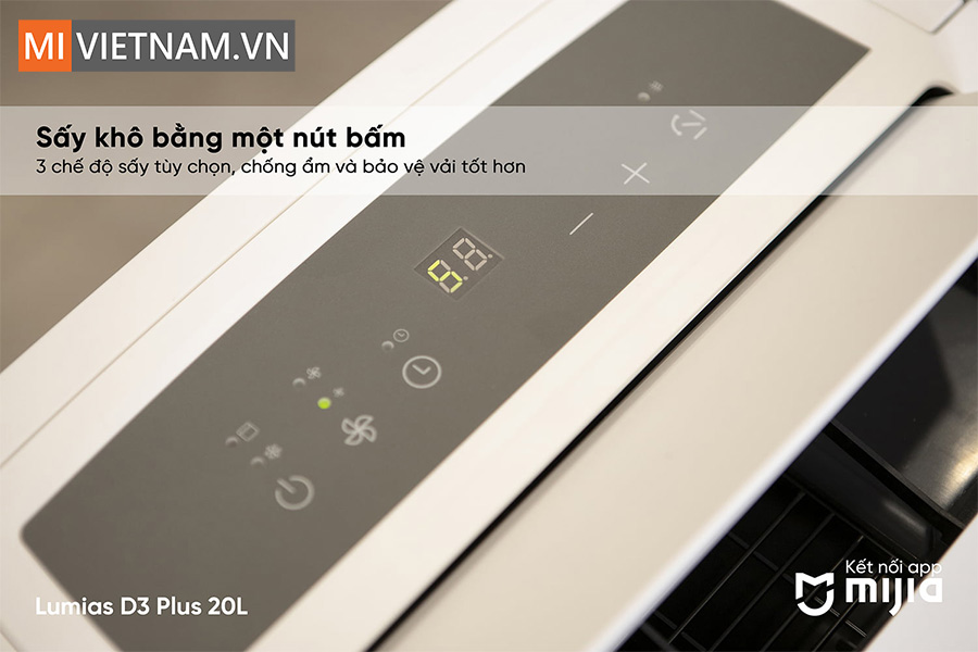 M&aacute;y h&uacute;t ẩm Lumias D3 Plus 20L