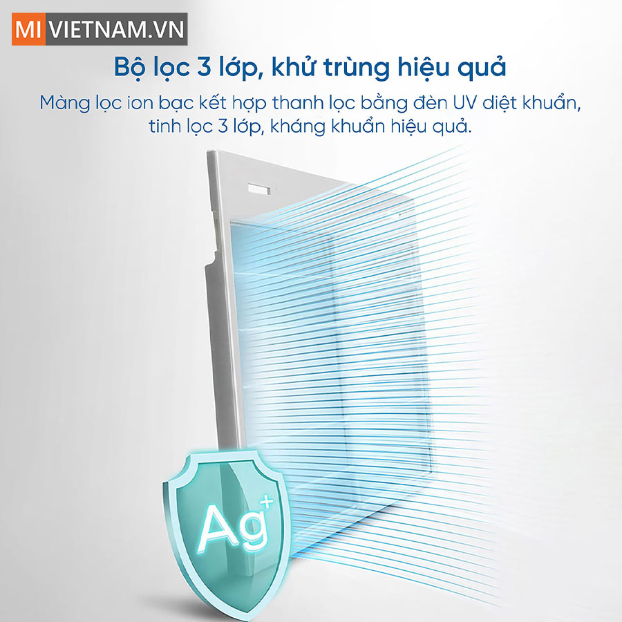 Trang bị m&aacute;y n&eacute;n tự động, bộ lọc ion cao cấp