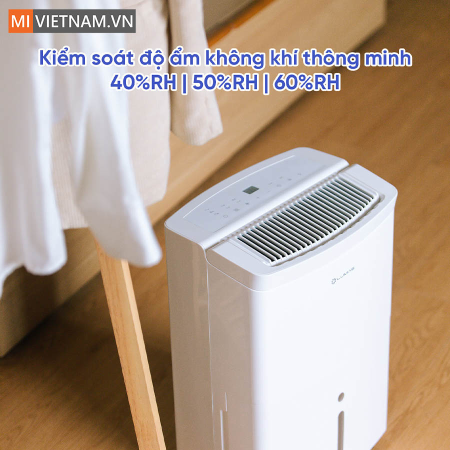 Kiểm so&aacute;t độ ẩm th&ocirc;ng minh với 3 chế độ