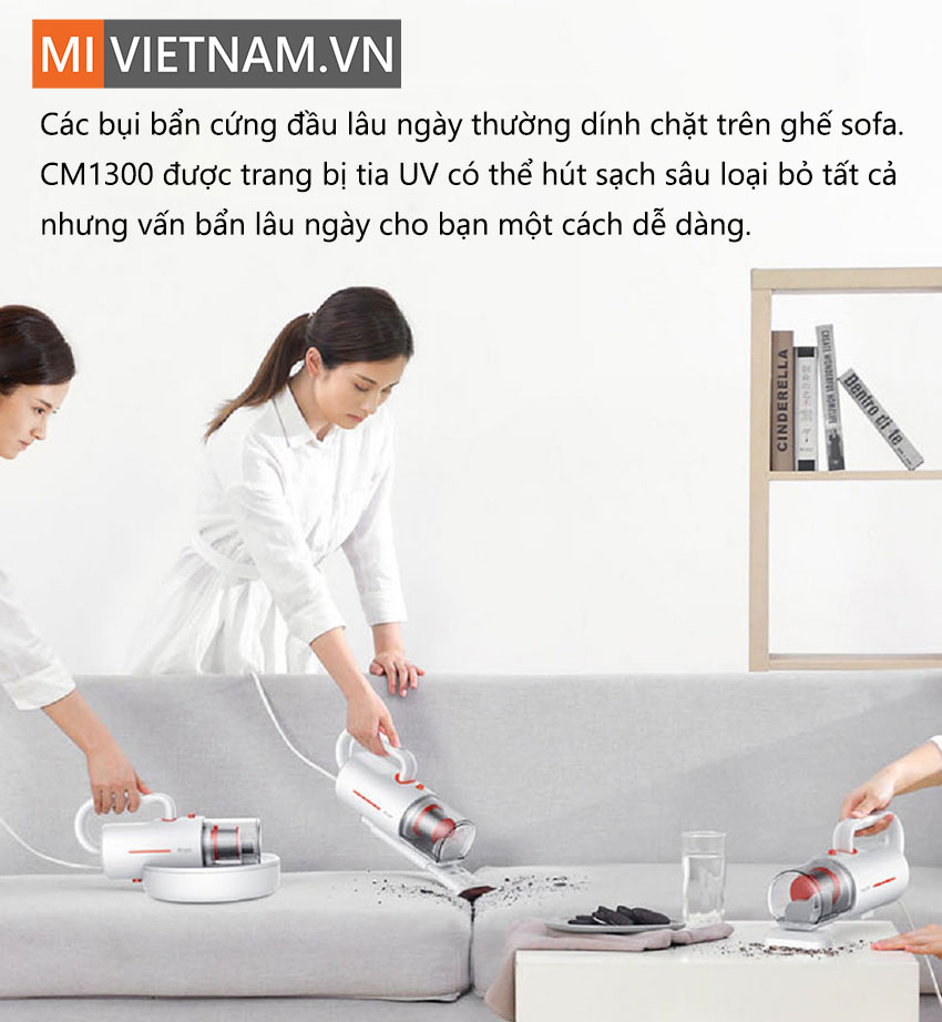 M&aacute;y H&uacute;t Bụi Cầm Tay Deerma CM1300