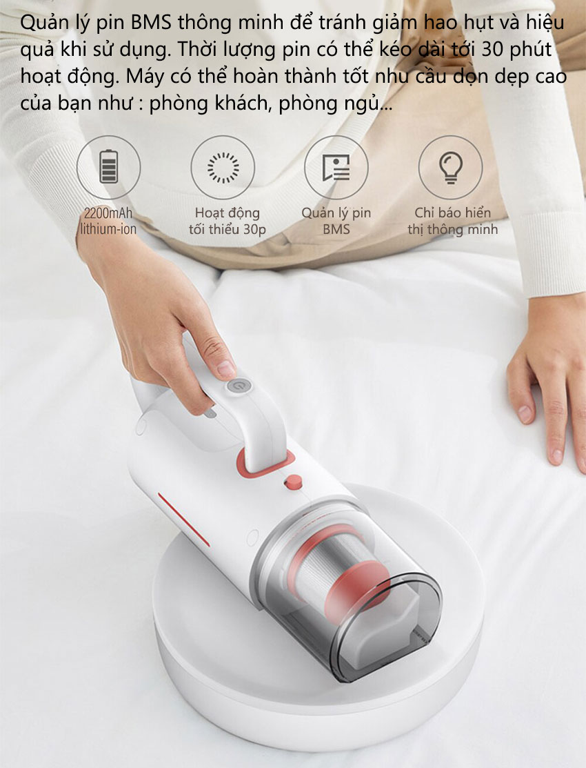 Máy hút bụi cầm tay không dây Deerma CM1900 7 bms cm1900