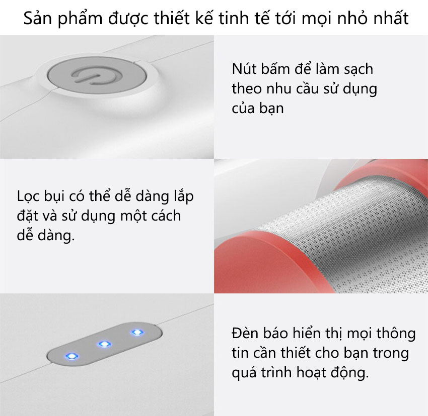 Máy hút bụi cầm tay không dây Deerma CM1900 10 san phammr