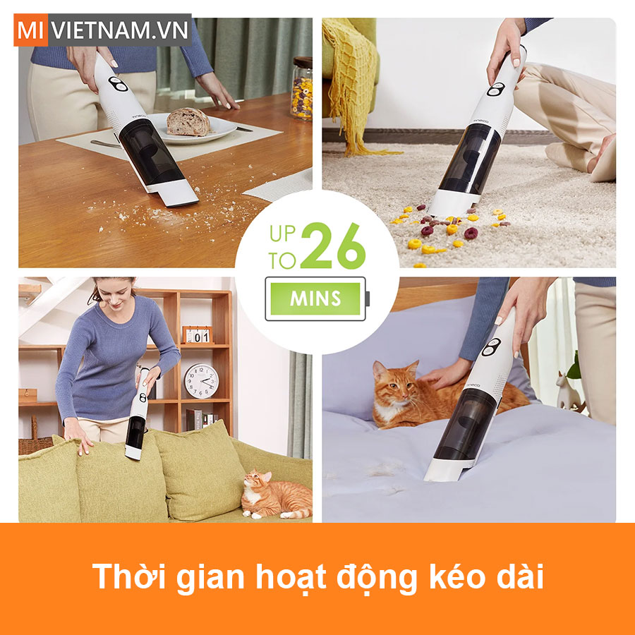 mivietnam may hut bui cam tay tineco smart pure one mini s4 11