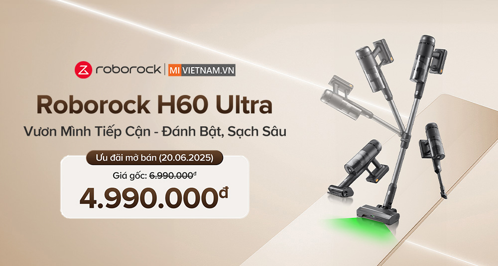 Roborock H60 Ultra Banner
