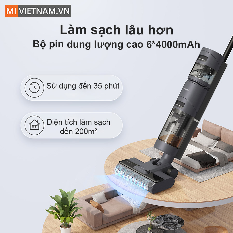 Máy Hút Bụi Lau Nhà Cầm Tay Dreame H12 - Bản Quốc Tế 11 Máy Hút Bụi Lau Nhà Cầm Tay Dreame H12