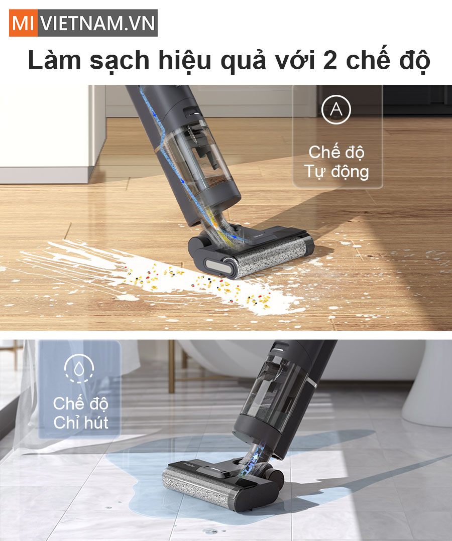 Máy Hút Bụi Lau Nhà Cầm Tay Dreame H12 - Bản Quốc Tế 9 Máy Hút Bụi Lau Nhà Cầm Tay Dreame H12