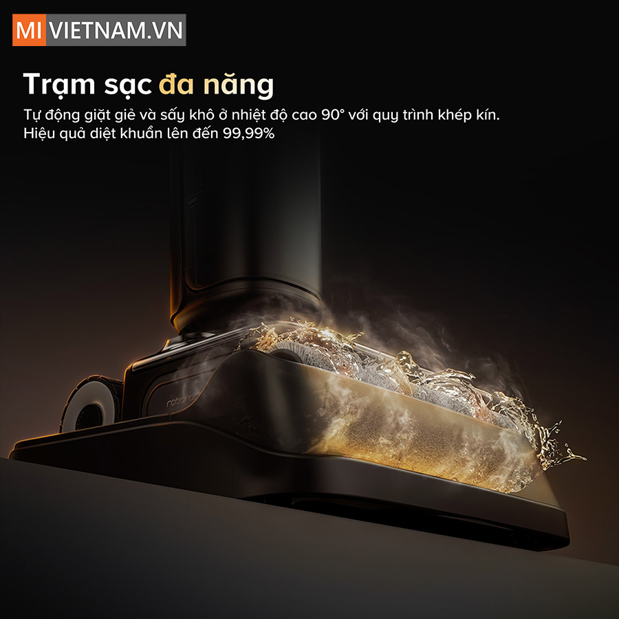 Trạm sạc đa năng giặt giẻ, sấy kh&ocirc; tự động, diệt khuẩn tối ưu