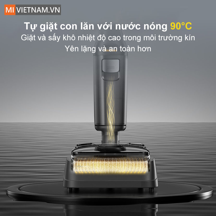 Tự giặt v&agrave; sấy kh&ocirc; con lăn: Giải ph&aacute;p vệ sinh tối ưu