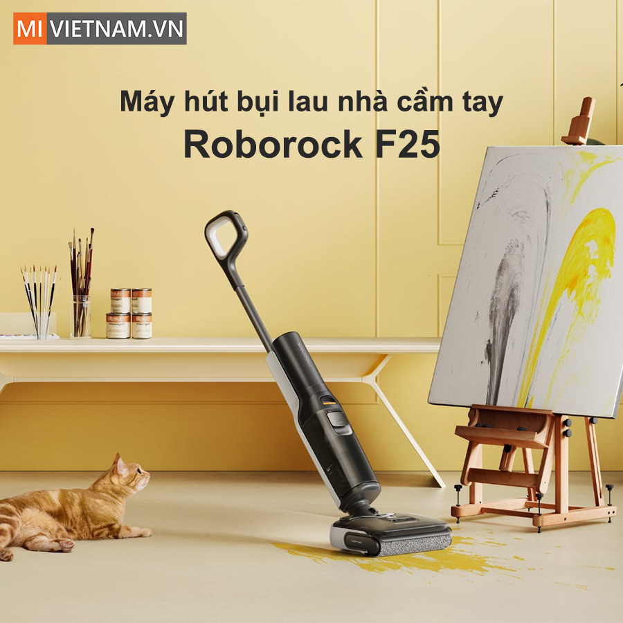 M&aacute;y h&uacute;t bụi lau nh&agrave; cầm tay Roborock F25
