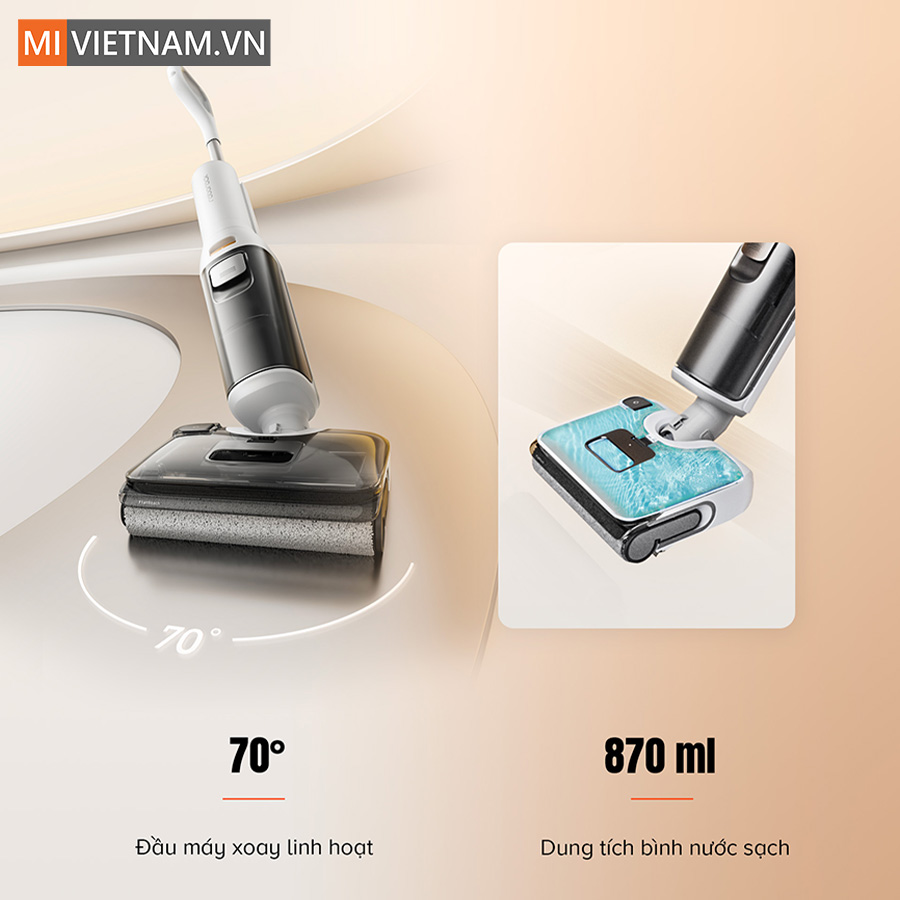 Thiết kế tối ưu cho trải nghiệm dọn dẹp nhẹ nh&agrave;ng