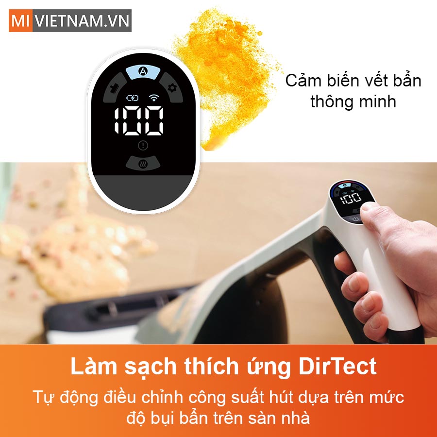 T&iacute;nh năng l&agrave;m sạch th&iacute;ch ứng th&ocirc;ng minh DirTect