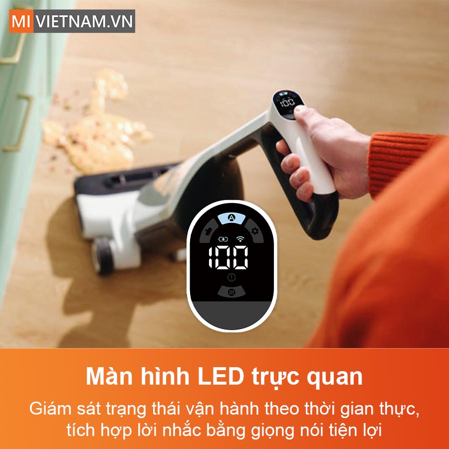 M&agrave;n h&igrave;nh LED trực quan, nhắc nhở bằng giọng n&oacute;i