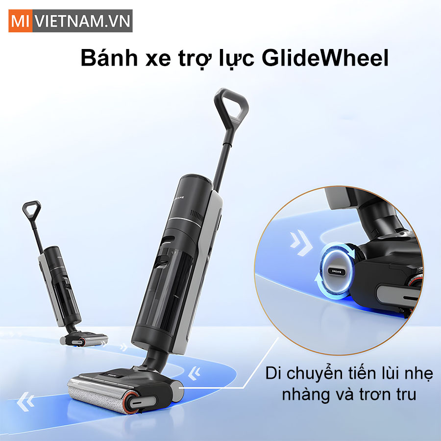 B&aacute;nh xe trợ lực GlideWheel gi&uacute;p di chuyển mượt m&agrave;