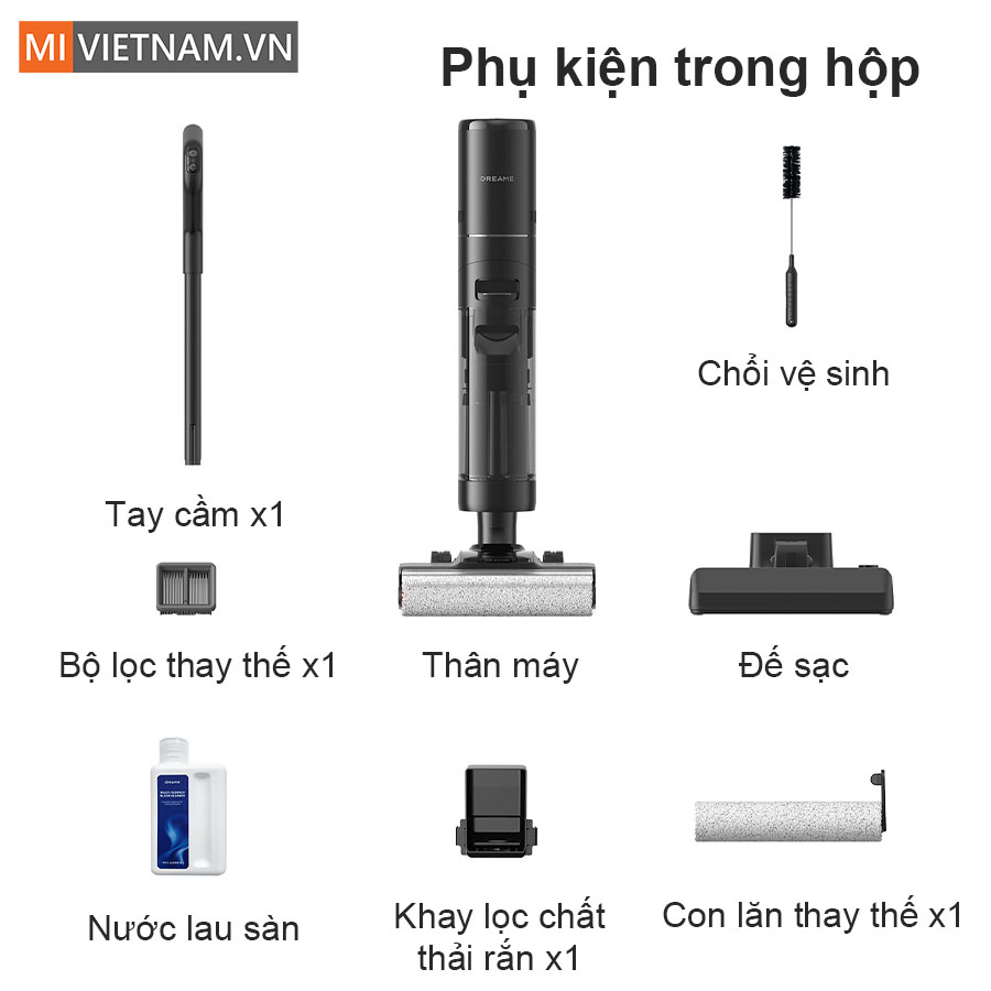 phụ kiện trong hộp Dreame H13 Pro