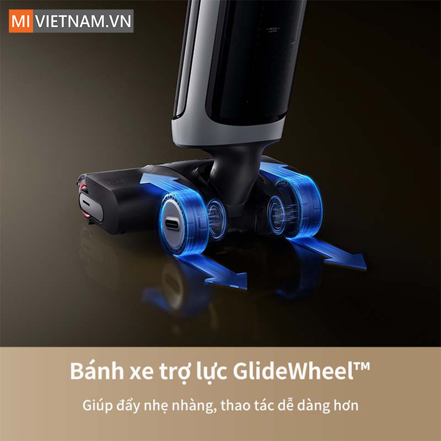 Hệ thống b&aacute;nh xe trợ lực GlideWheel&trade; gi&uacute;p di chuyển &ecirc;m &aacute;i