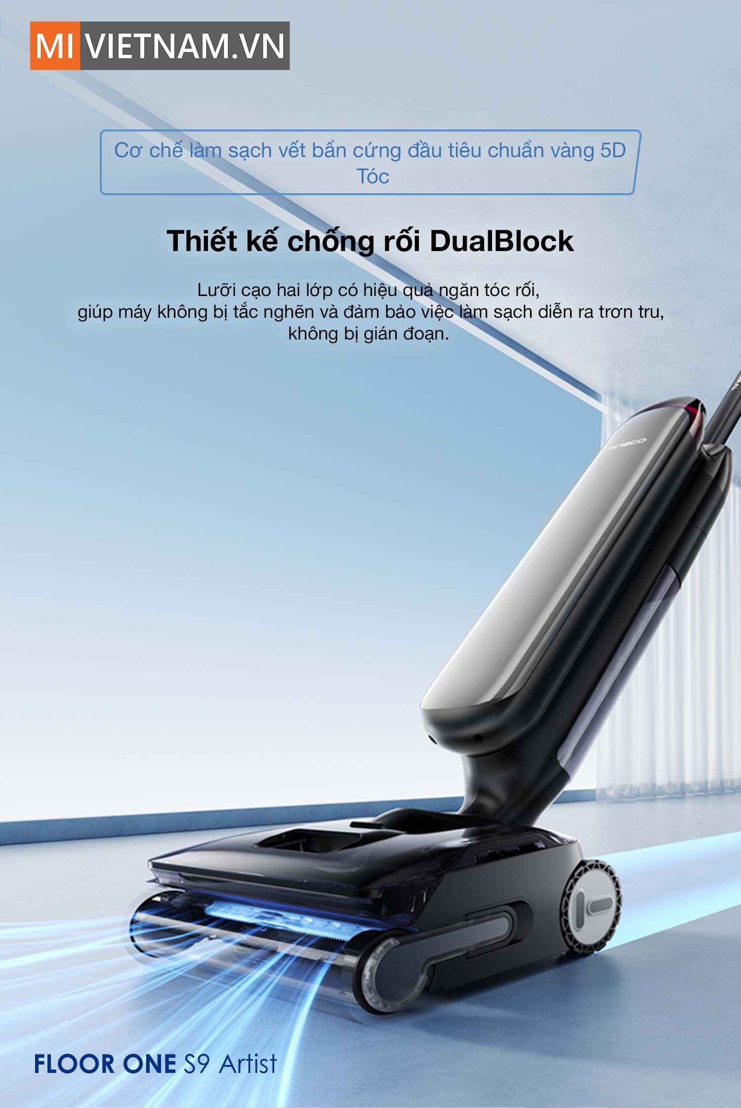 C&ocirc;ng nghệ DualBlock - Giải ph&aacute;p chống rối l&ocirc;ng t&oacute;c tối ưu