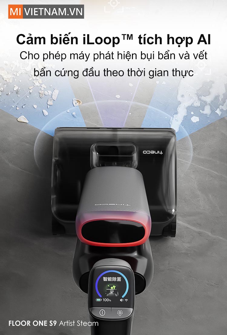 Cảm biến th&ocirc;ng minh iLoop&trade; gi&uacute;p l&agrave;m sạch tối ưu