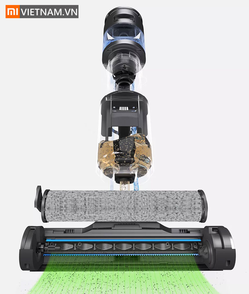 Con Lăn M&aacute;y H&uacute;t Bụi Lau Nh&agrave; Ướt V&agrave; Kh&ocirc; Dreame H11 Max