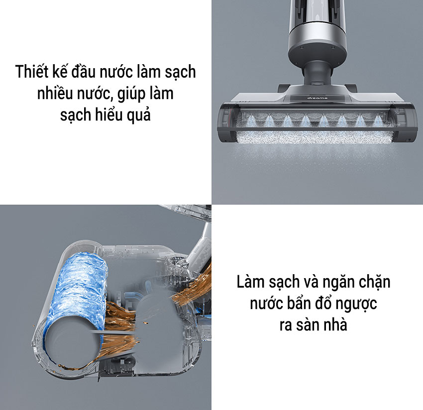 M&aacute;y H&uacute;t Bụi Lau Nh&agrave; Ướt V&agrave; Kh&ocirc; Dreame H11 Max