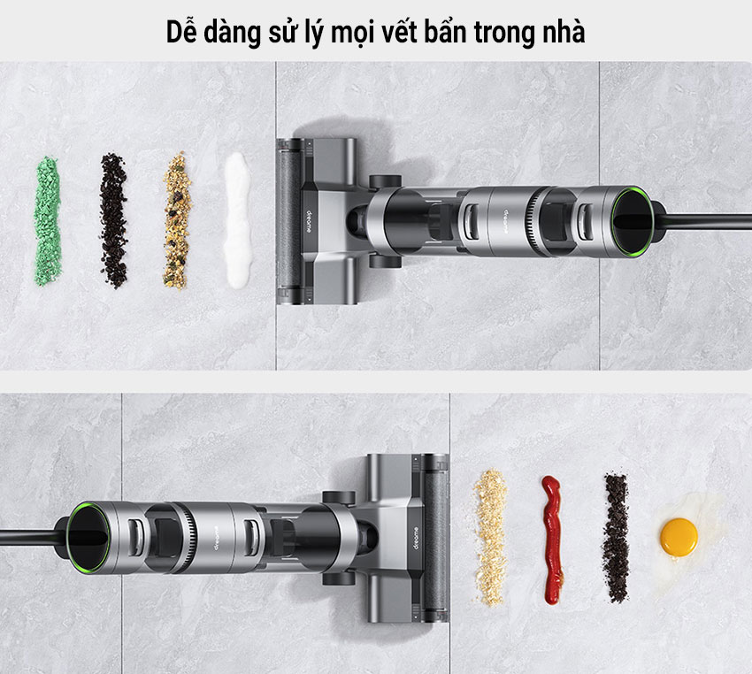 Xử L&yacute; Vết Bẩn M&aacute;y H&uacute;t Bụi Lau Nh&agrave; Ướt V&agrave; Kh&ocirc; Dreame H11 Max