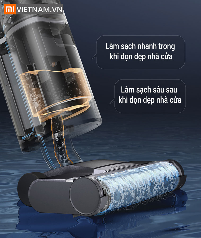 B&igrave;nh Nước M&aacute;y H&uacute;t Bụi Lau Nh&agrave; Ướt V&agrave; Kh&ocirc; Dreame H11 Max