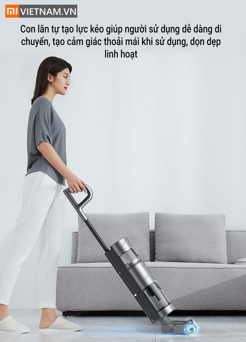 Con Lăn M&aacute;y H&uacute;t Bụi Lau Nh&agrave; Ướt V&agrave; Kh&ocirc; Dreame H11 Max