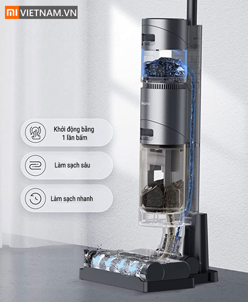 Sử Dụng M&aacute;y H&uacute;t Bụi Lau Nh&agrave; Ướt V&agrave; Kh&ocirc; Dreame H11 Max