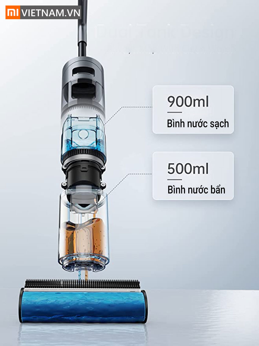 B&igrave;nh Nước M&aacute;y H&uacute;t Bụi Lau Nh&agrave; Ướt V&agrave; Kh&ocirc; Dreame H11 Max