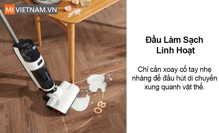 Đầu l&agrave;m sạch linh hoạt