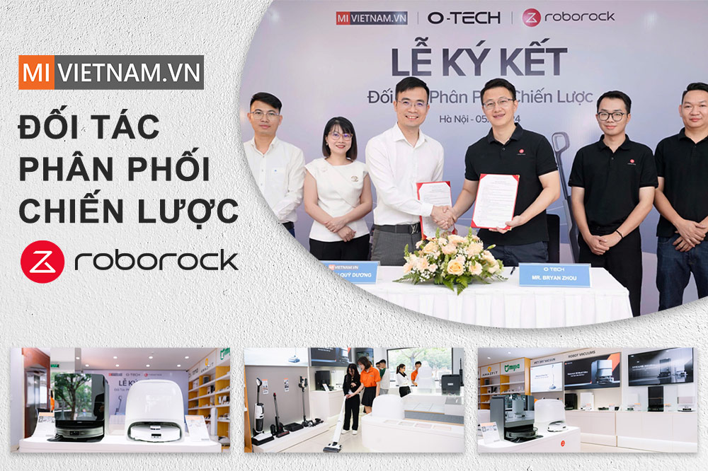 Mi Việt Nam v&agrave; O-tech hợp t&aacute;c ph&acirc;n phối robot