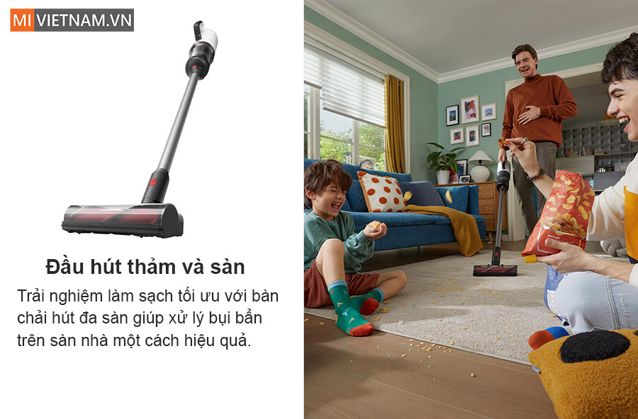 Đầu h&uacute;t thảm v&agrave; s&agrave;n