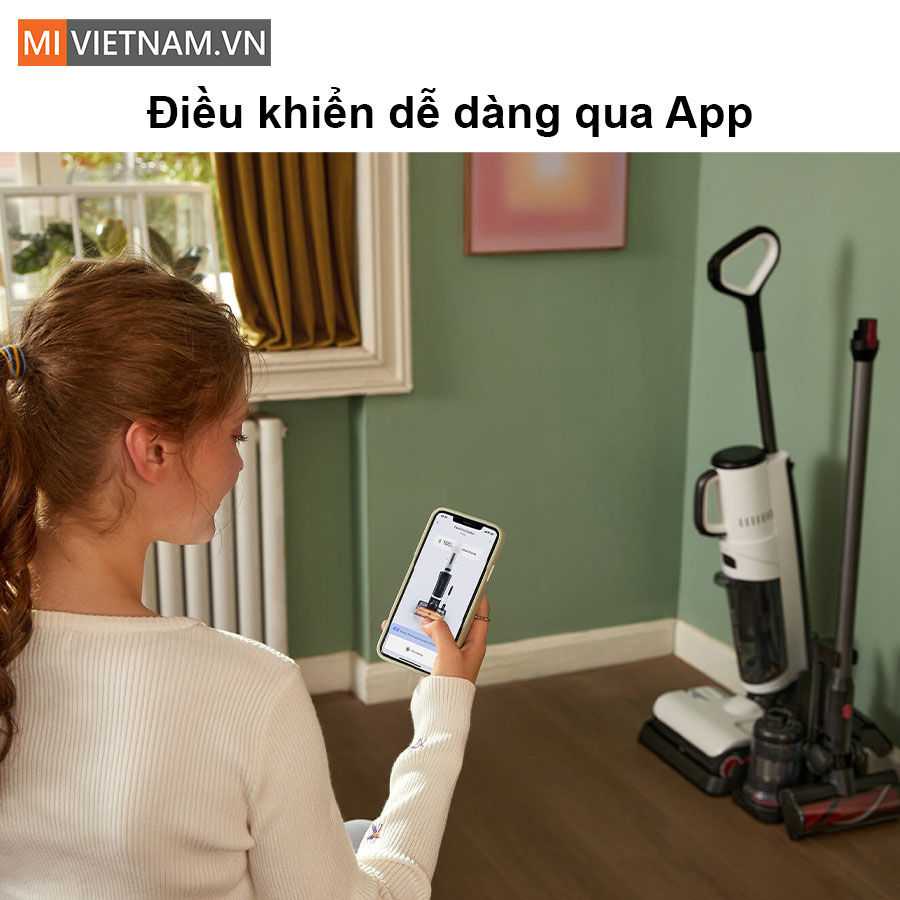Điều khiển dễ d&agrave;ng qua ứng dụng Roborock