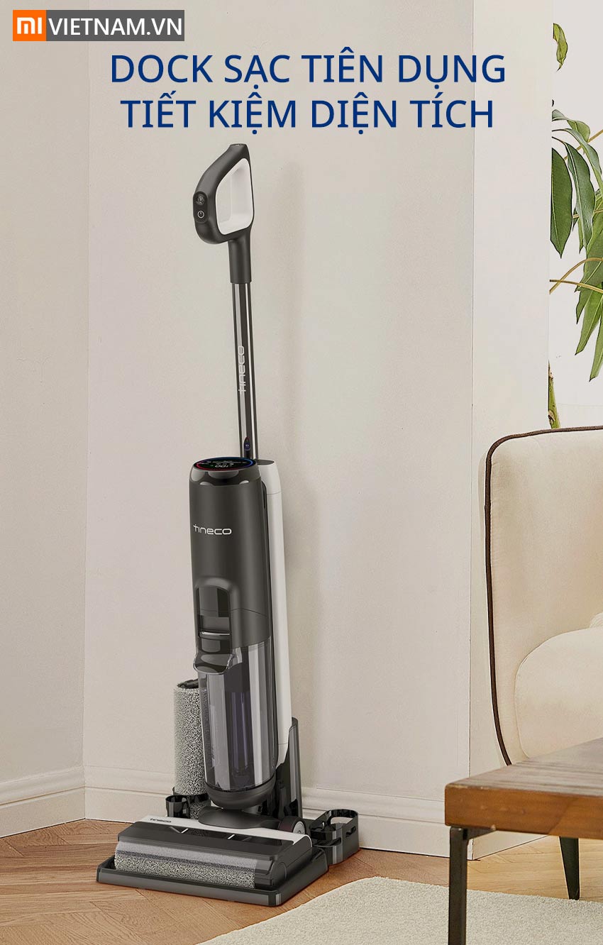 mivietnam may hut bui lau nha uot va kho thong minh tineco floor one s514