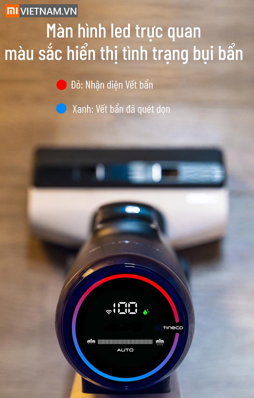 mivietnam may hut bui lau nha uot va kho thong minh tineco floor one s505