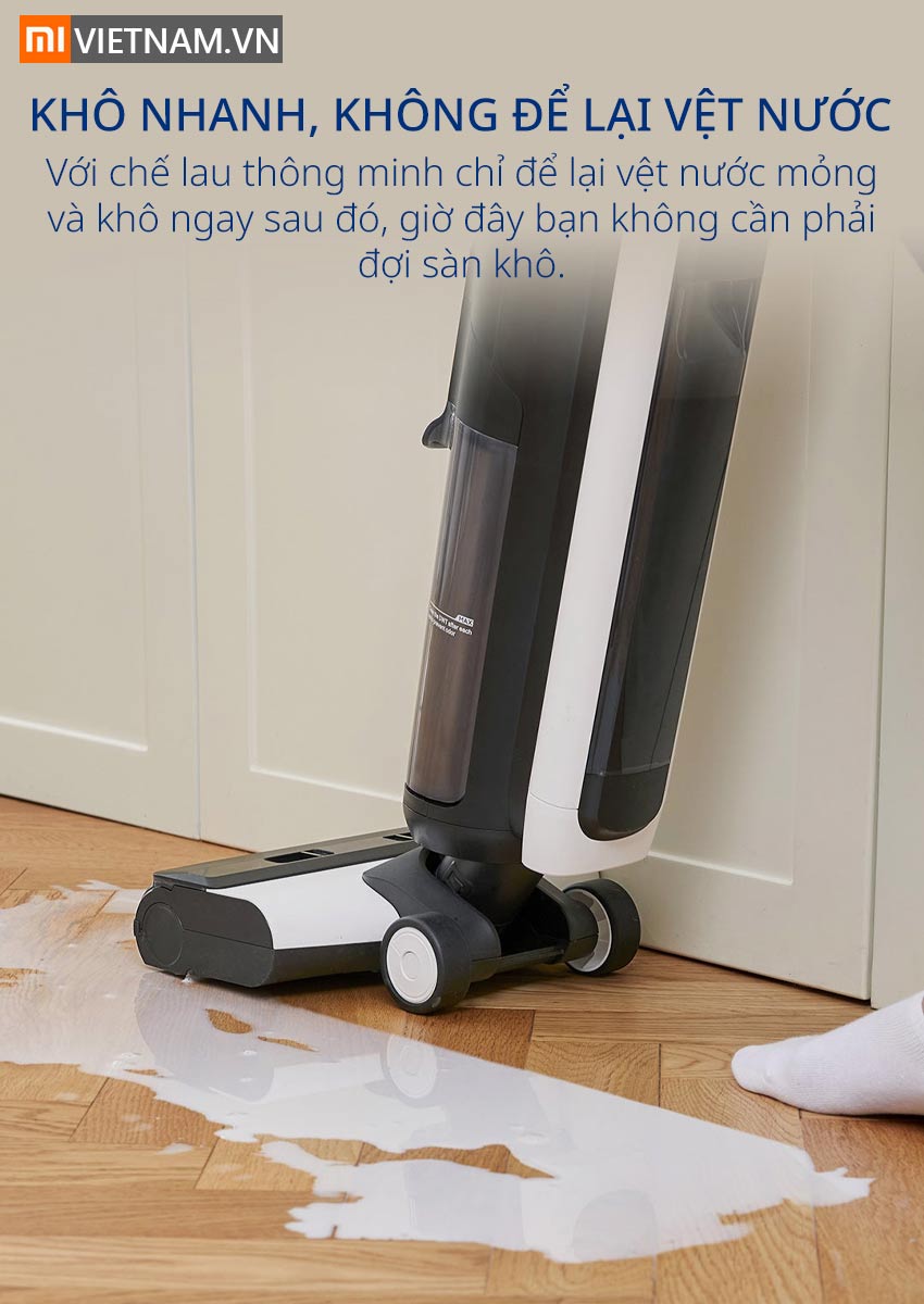 mivietnam may hut bui lau nha uot va kho thong minh tineco floor one s509