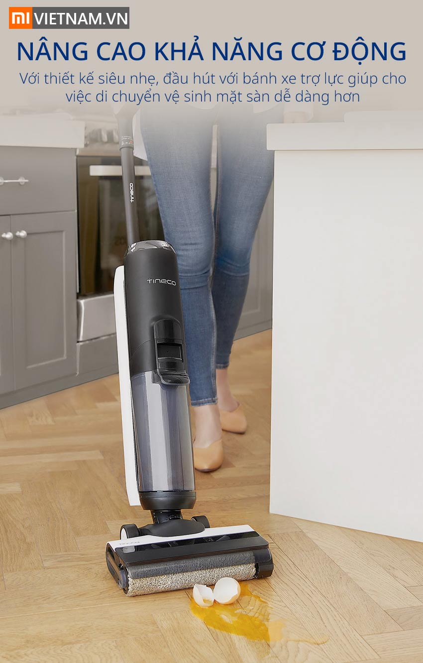 mivietnam may hut bui lau nha uot va kho thong minh tineco floor one s512