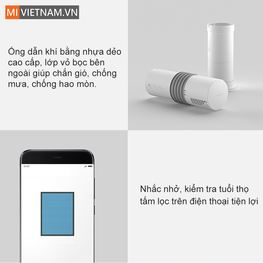 Máy Lấy Gió Ngoài Smartmi Purifier - Hàng Chính Hãng 14 mivietnam may lay gio ngoai smartmi 11