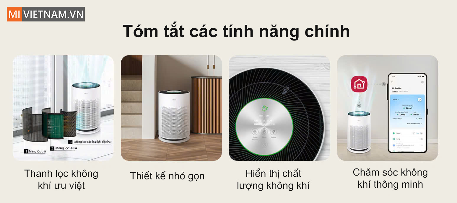 M&aacute;y lọc kh&ocirc;ng kh&iacute; LG PuriCare 360 Hit