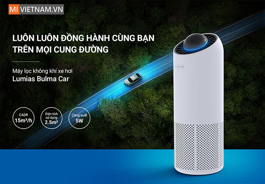 Máy lọc không khí ô tô Lumias Bulma Car - Hàng Chính Hãng 2 Máy lọc không khí ô tô Lumias Bulma Car