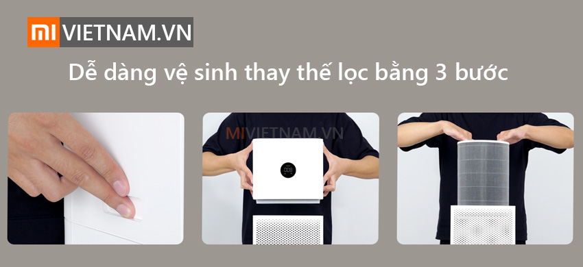 Dễ dàng thay thế | Máy Lọc Không Khí Xiaomi Mi Air Purifier 3C Dễ dàng thay thế | Mi Air Purifier 3C