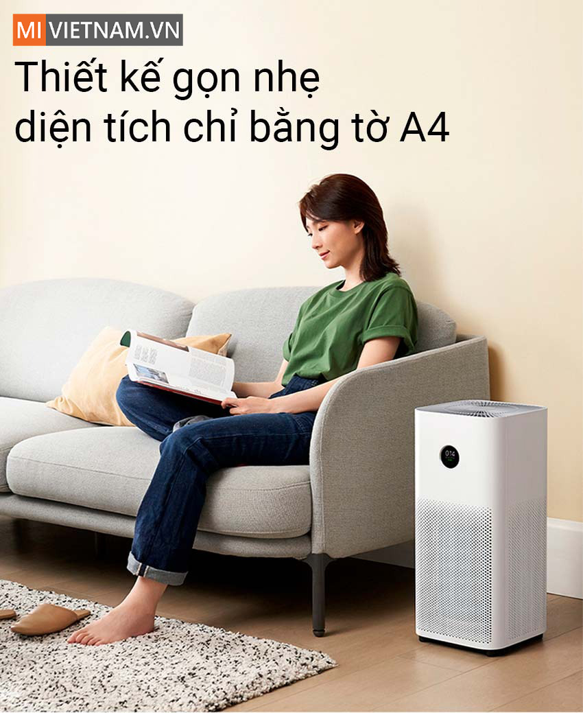 Thiết kế gọn nhẹ chỉ bằng tờ giấy A4