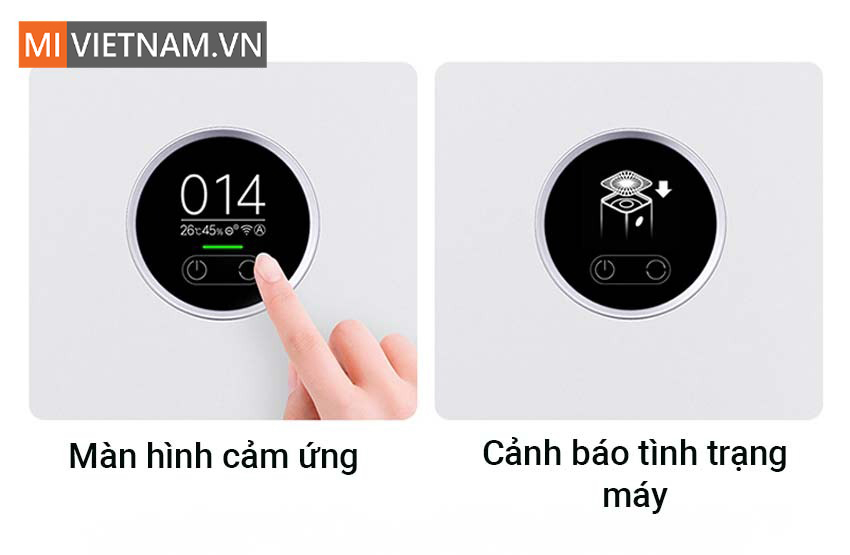 M&agrave;n h&igrave;nh cảm ứng hiển thị trực quan