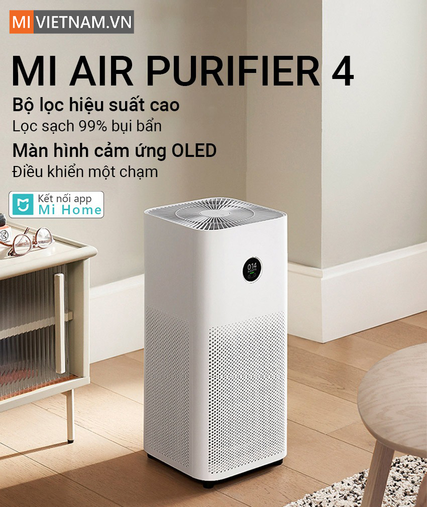 M&aacute;y Lọc Kh&ocirc;ng Kh&iacute; Xiaomi Mi Air Purifier 4