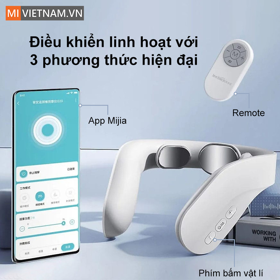 Máy Massage Cổ Jeeback G20 - Hàng Chính Hãng 7 Massage Cổ Jeeback G20