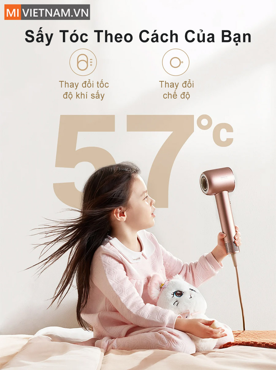 M&aacute;y sấy t&oacute;c dreame hair glory đa nhiệt độ đa chế độ