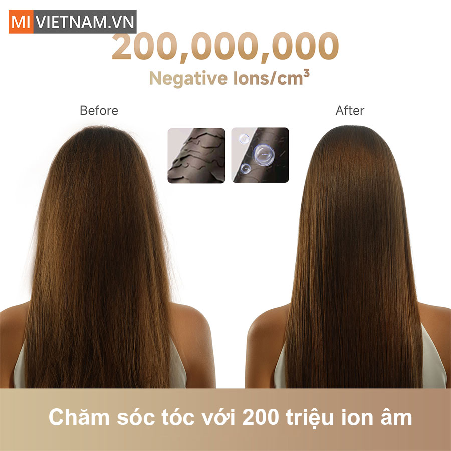 Chăm s&oacute;c t&oacute;c tối ưu với ion &acirc;m